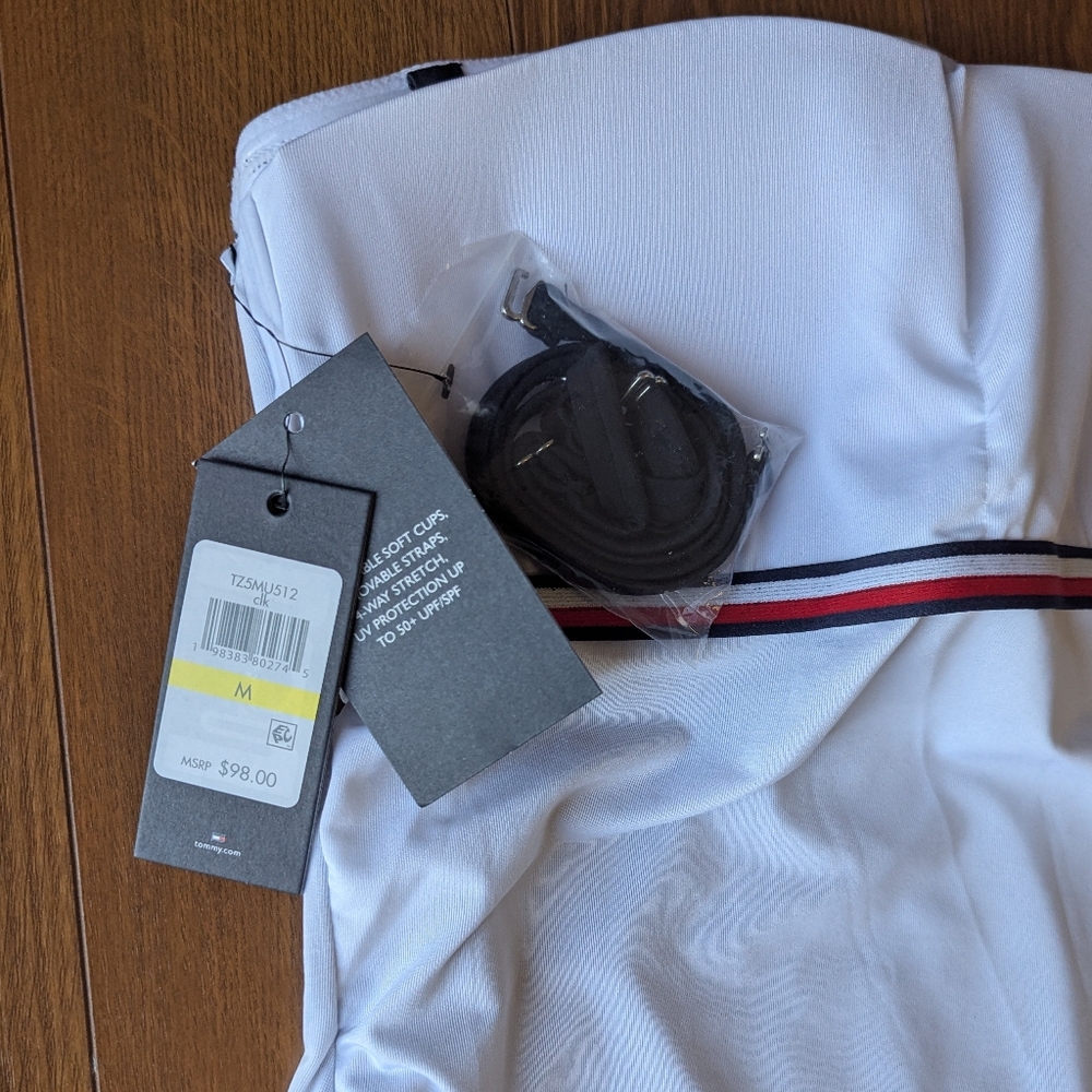 Tommy Hilfiger Full Coverage Colorblock Women's One Piece NWT Multiple Sizes - Picture 3 of 15